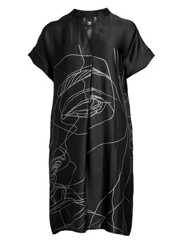 NÜ ABBI tunic Dresses Black mix
