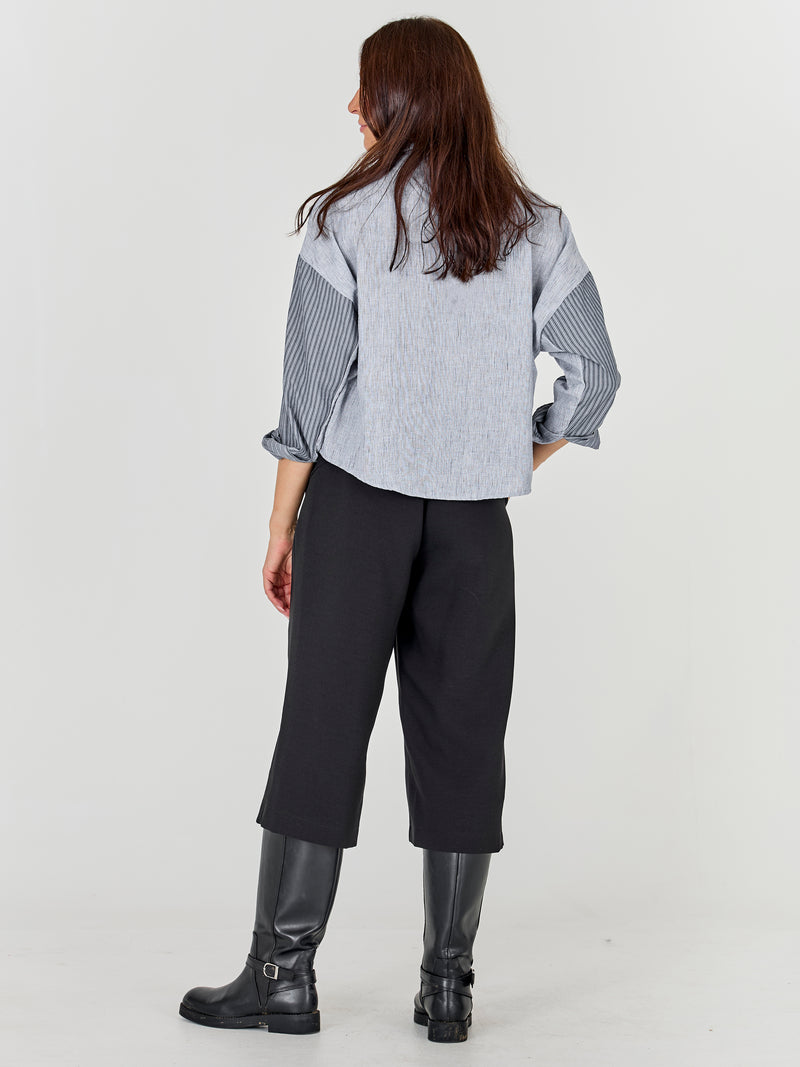 NÜ ABIRA shirt Shirts 402 Blue mix