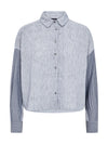 NÜ ABIRA shirt Shirts 402 Blue mix