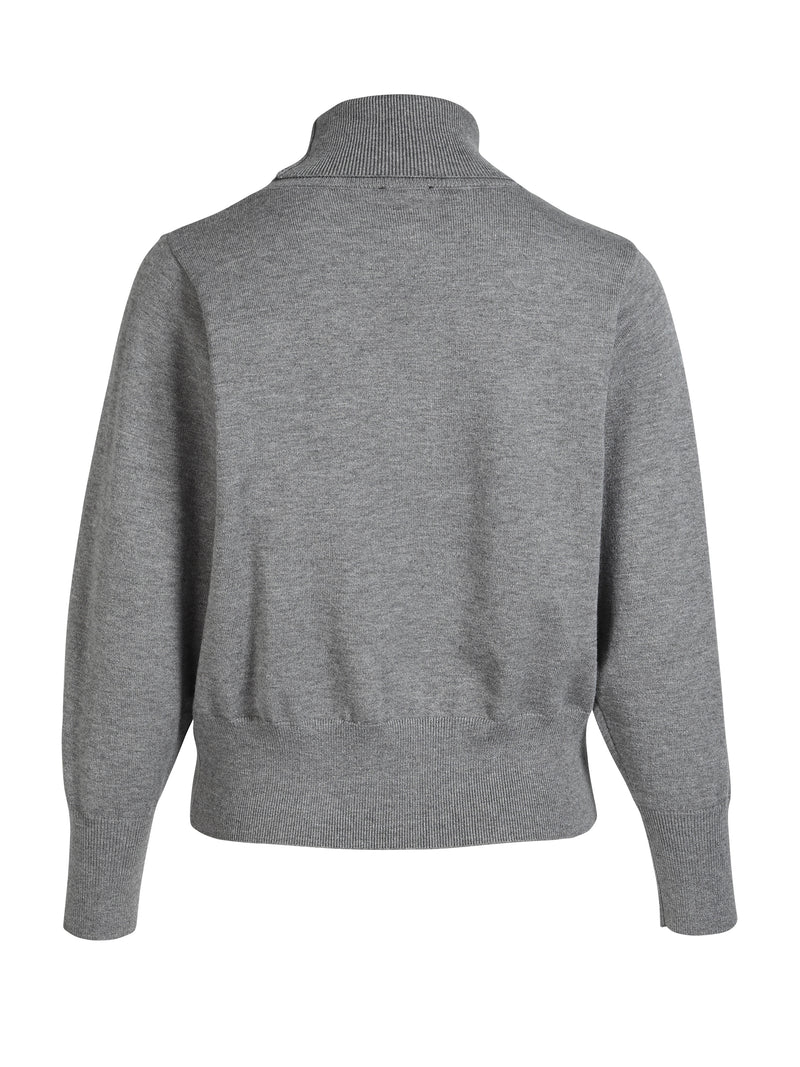 NÜ ADEA knit blouse Blouses 901 Grey mix
