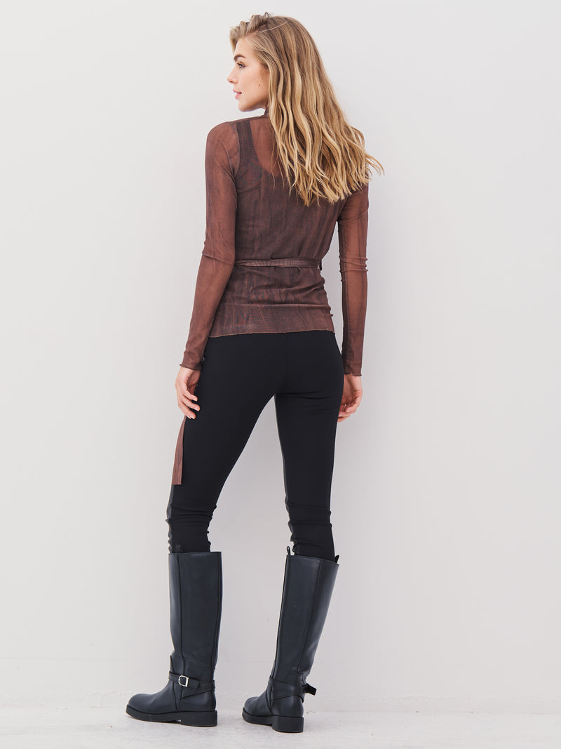 NÜ AGNA blouse Blouses 289 Brown Mix