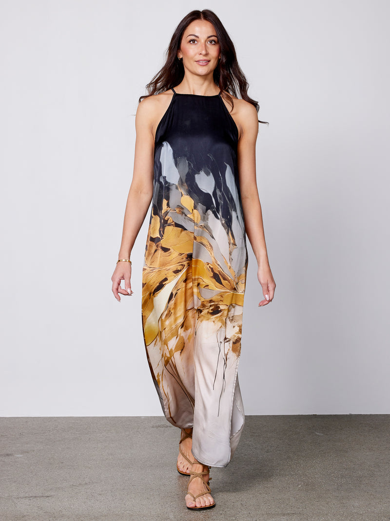 NÜ AIA strap dress Dresses 520 Yellow mix