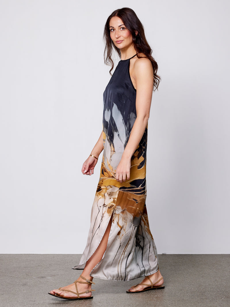 NÜ AIA strap dress Dresses 520 Yellow mix