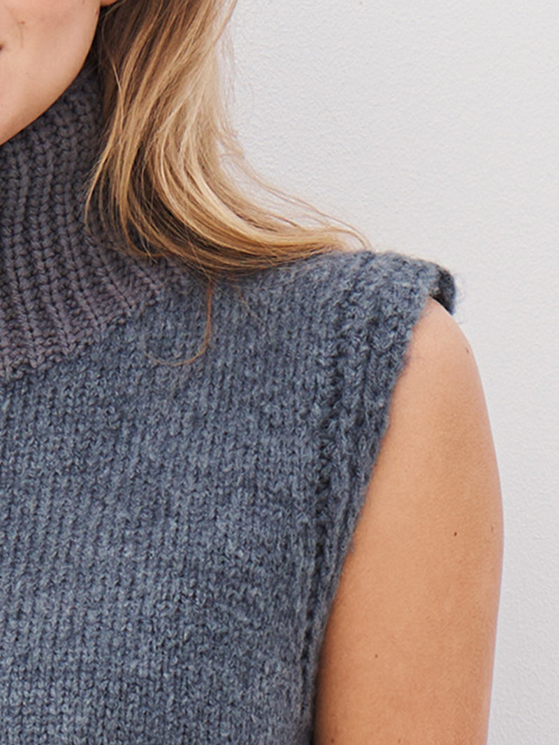 NÜ ALEXA knit top Tops and T-shirts 901 Grey