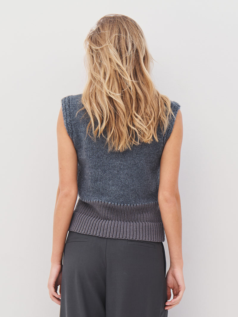 NÜ ALEXA knit top Tops and T-shirts 901 Grey