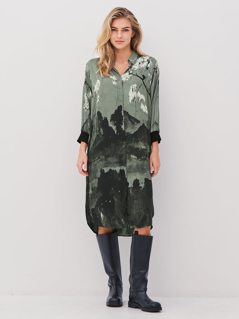 NÜ ALLI dress Dresses 393 Army Mix