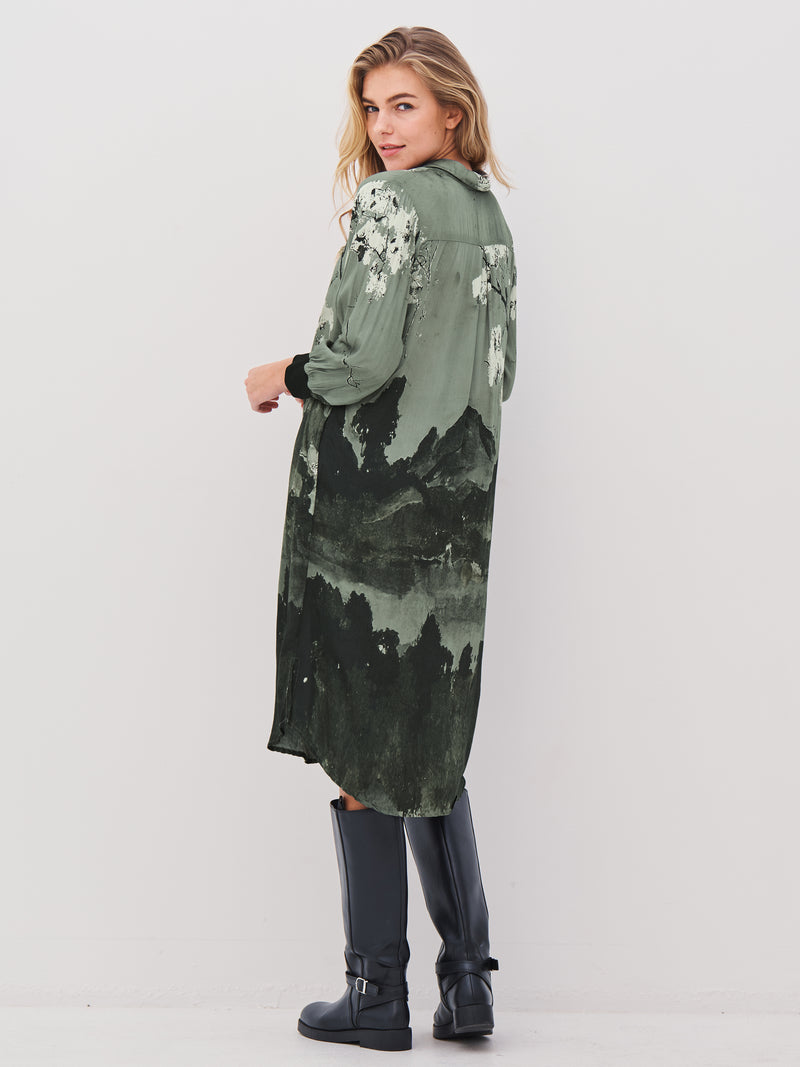 NÜ ALLI dress Dresses 393 Army Mix