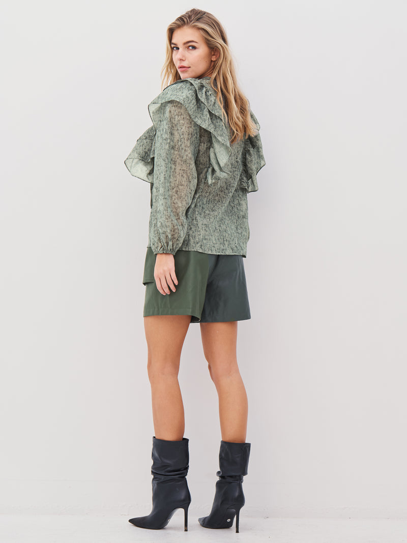 NÜ AMELI shirt Shirts 393 Army Mix