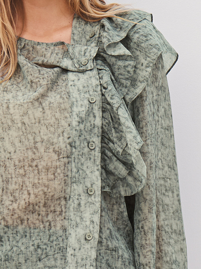 NÜ AMELI shirt Shirts 393 Army Mix