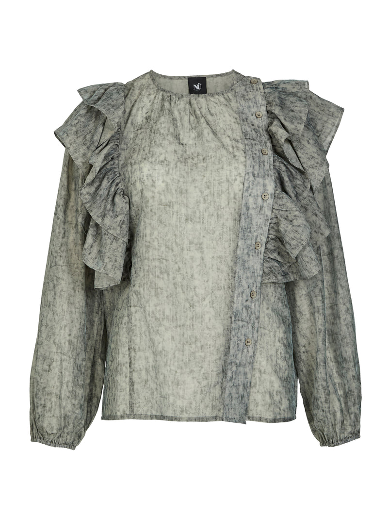 NÜ AMELI shirt Shirts 393 Army Mix