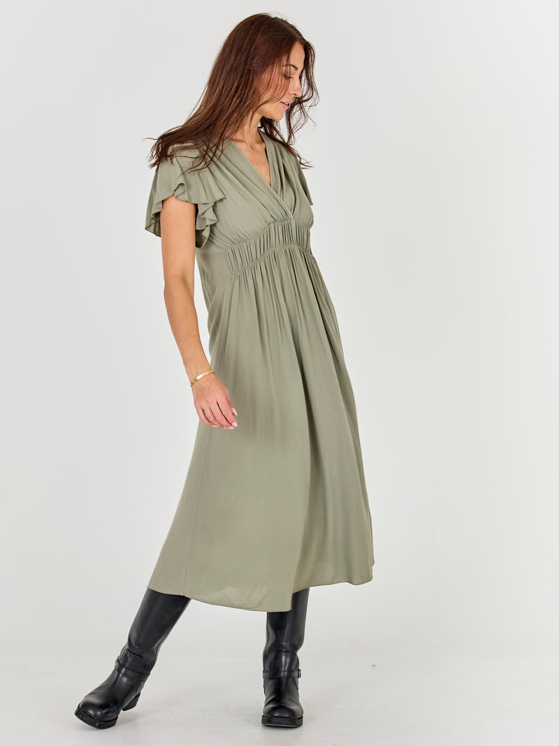 NÜ ANA Dress Dresses 343 Dust army