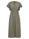 NÜ ANA Dress Dresses 343 Dust army