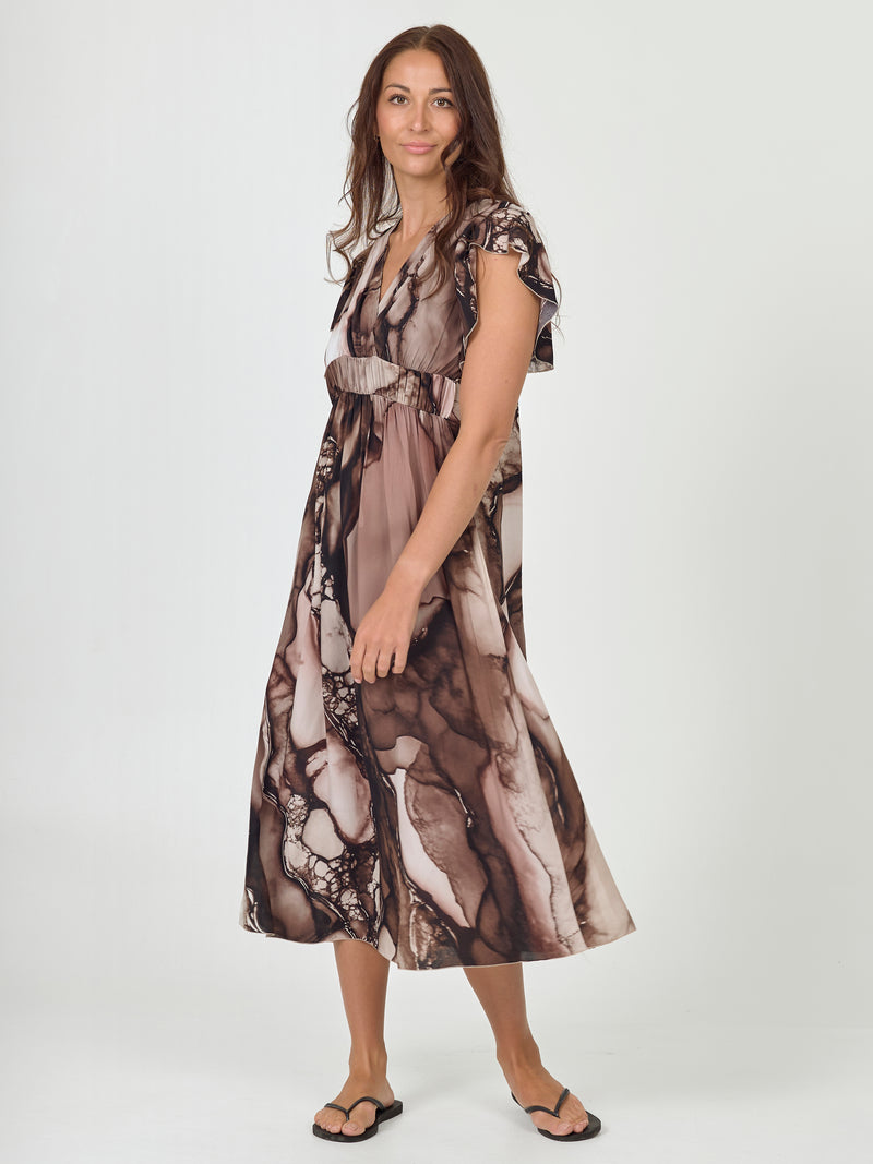 NÜ ANA printed dress Dresses 001 Print