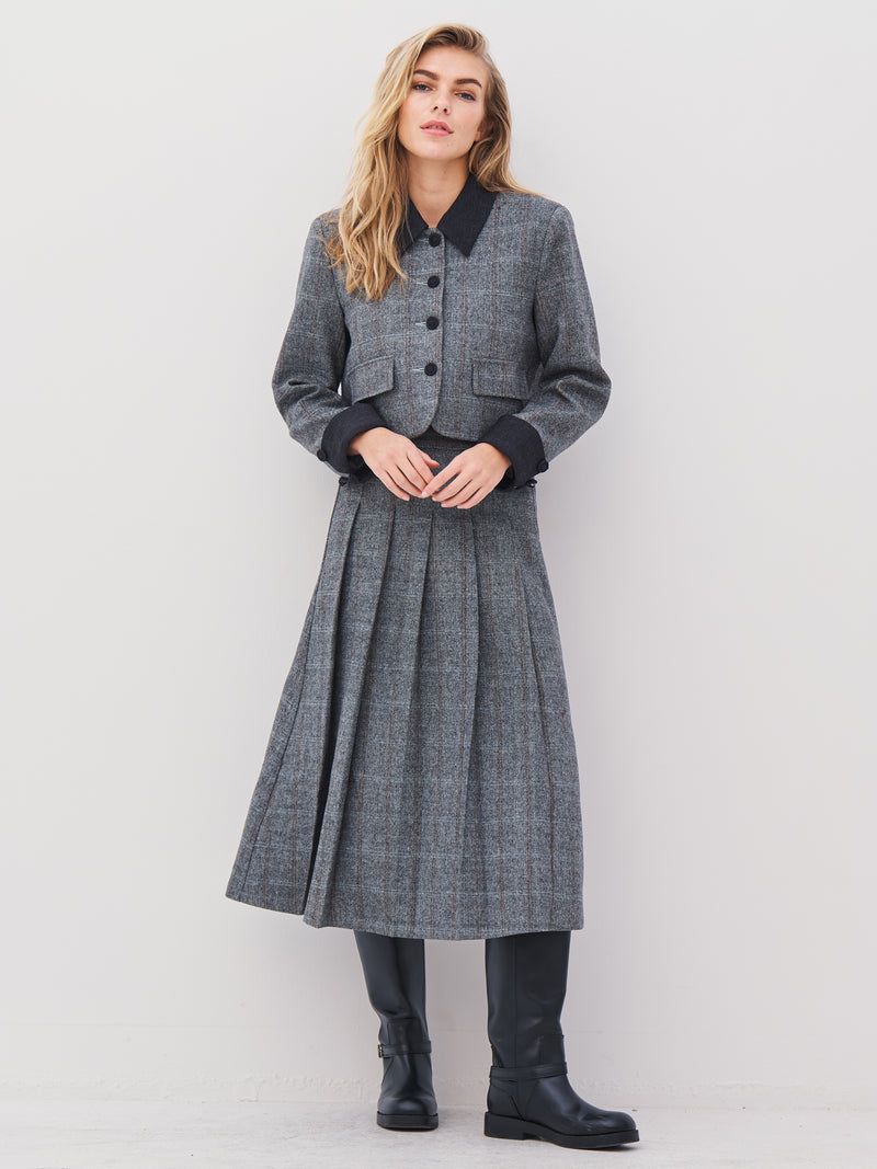 NÜ ANGELA skirt Skirts 901 Grey mix