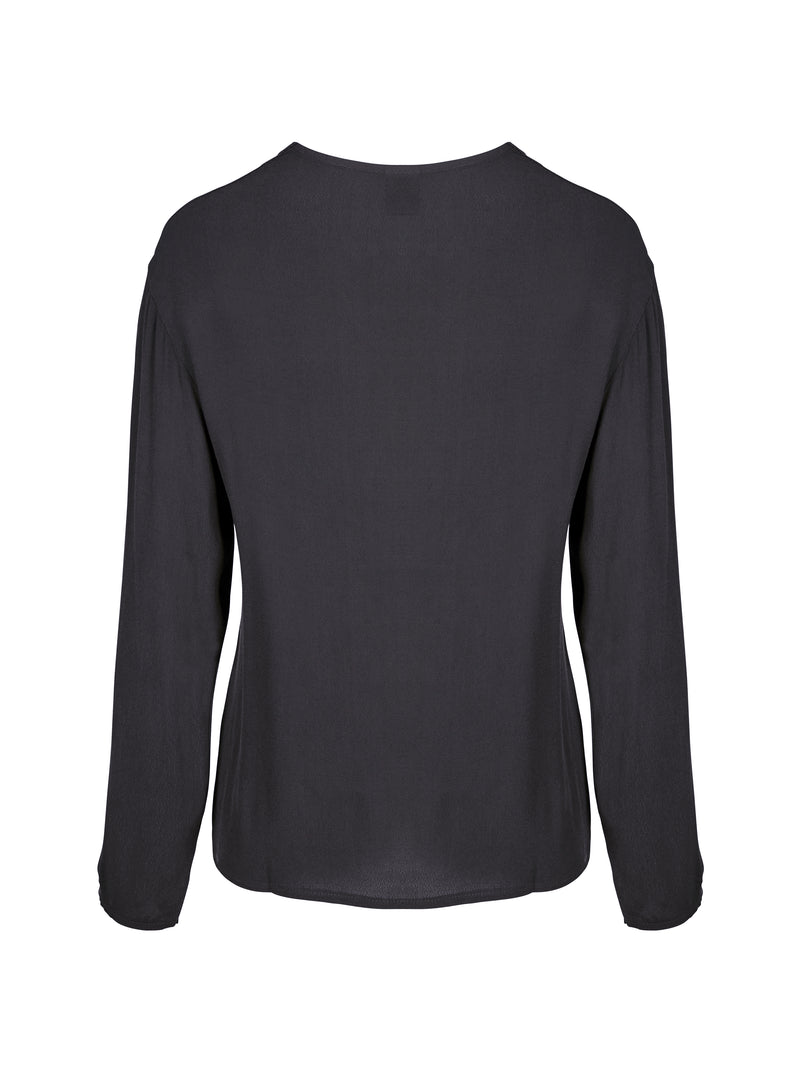 NÜ ANNI V-neck blouse Blouses 901 Grey