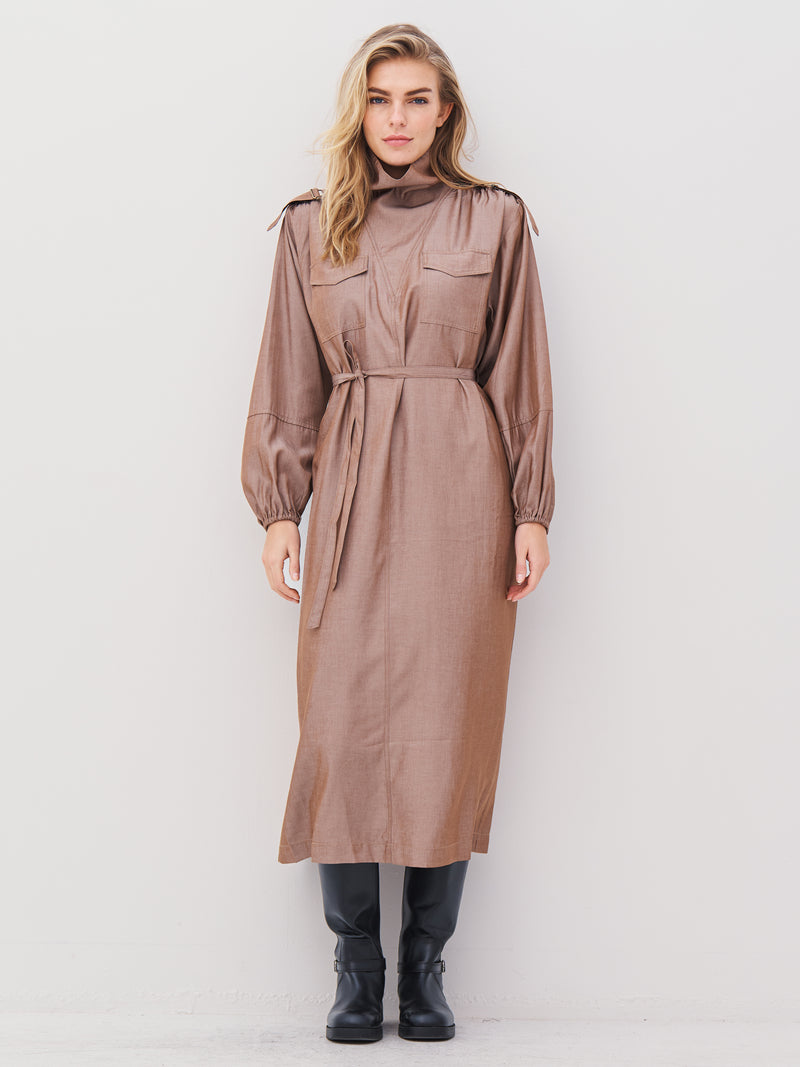 NÜ AVALON dress Dresses 220 Camel