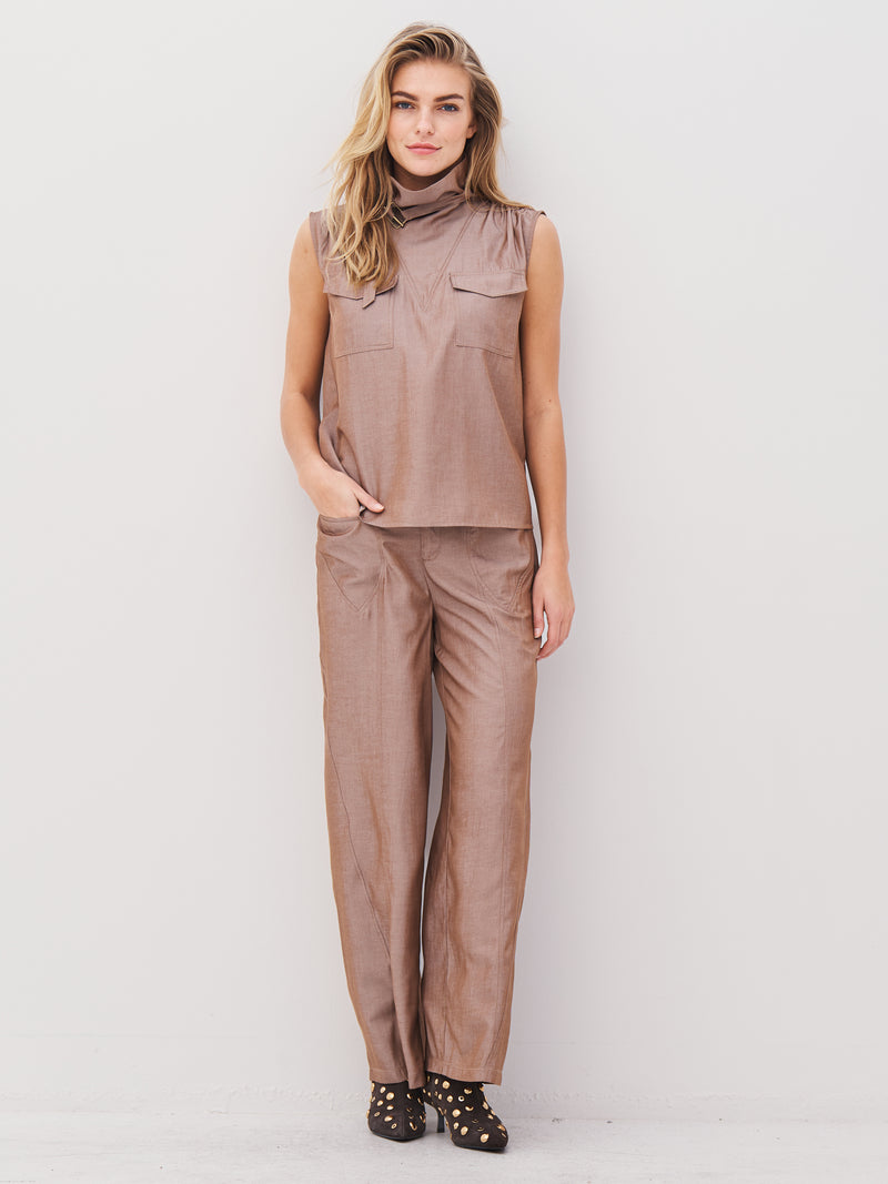 NÜ AVALON trousers Trousers 220 Camel