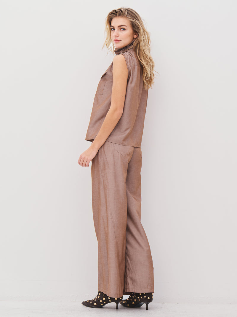 NÜ AVALON trousers Trousers 220 Camel