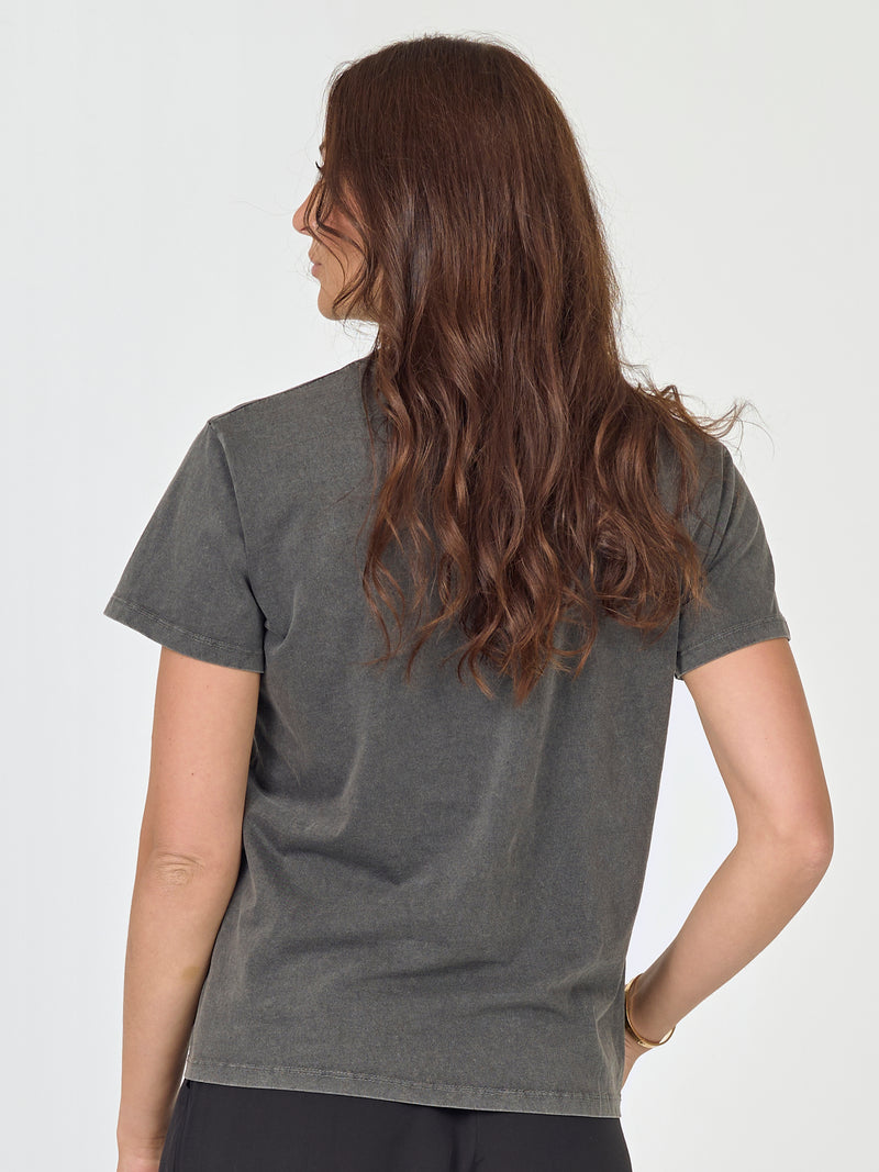 NÜ AYZA tee dyed Tops and T-shirts Black mix