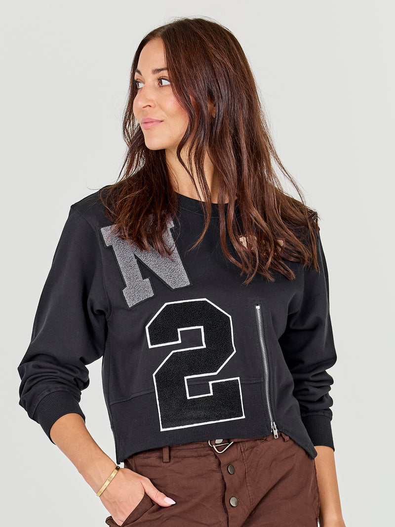 NÜ Asis Sweat Blouses Black