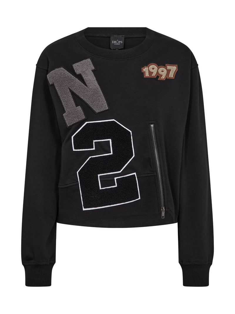 NÜ Asis Sweat Blouses Black