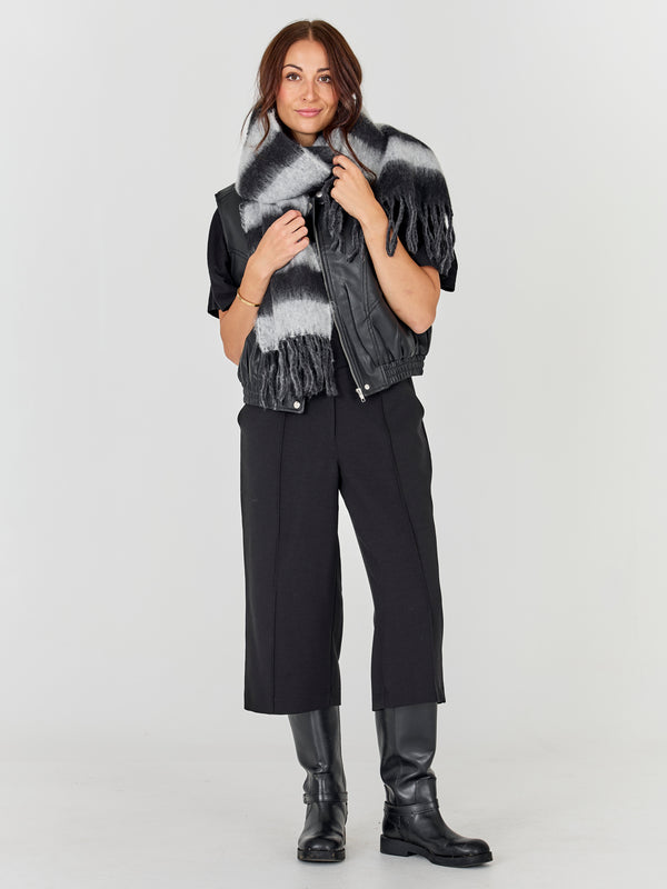NÜ Aya Scarf Stripe Accessories Black mix