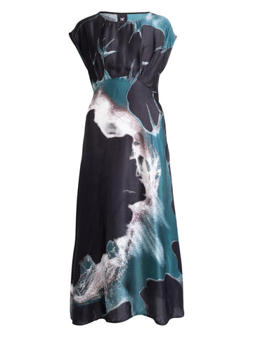 NÜ BABETH dress Dresses 355 Petrol green mix