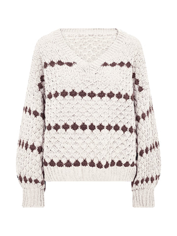 NÜ BANO knit Knit 112 Bone mix