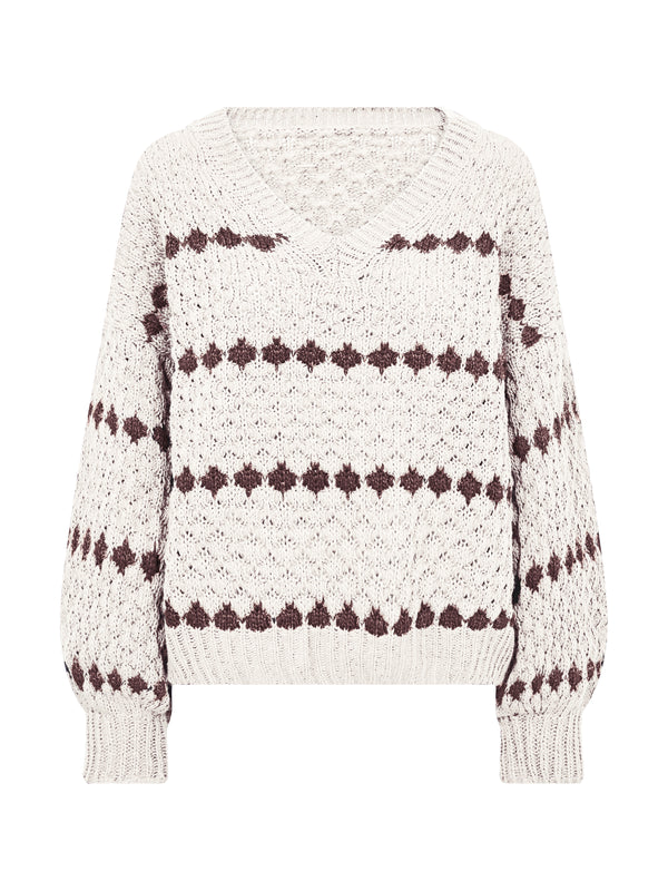 NÜ BANO knit Knit 112 Bone mix