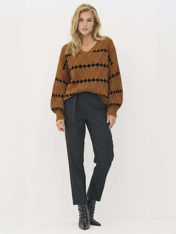 NÜ BANO knit Knit 294 Dark Earth mix