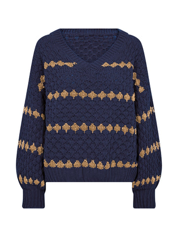 NÜ BANO knit Knit 476 Navy Mix