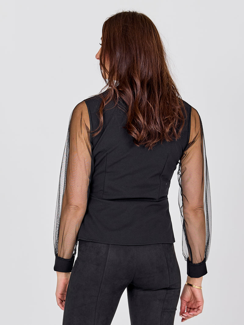 NÜ BAO Blouse Blouses Black