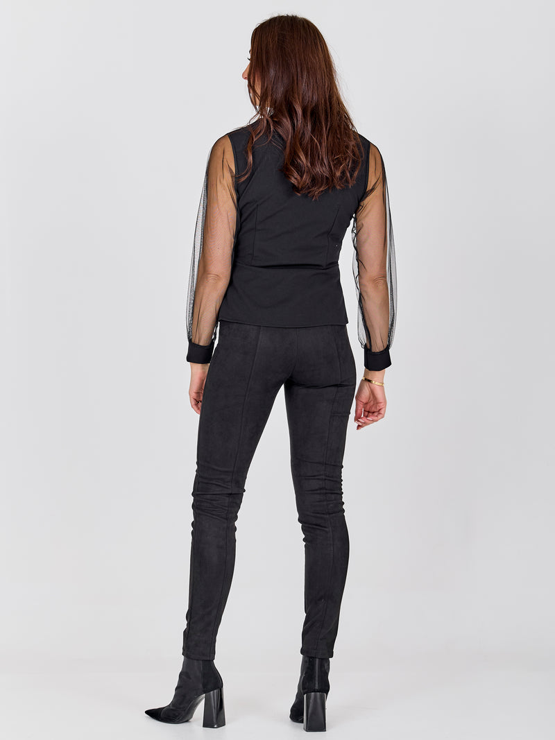 NÜ BAO Blouse Blouses Black