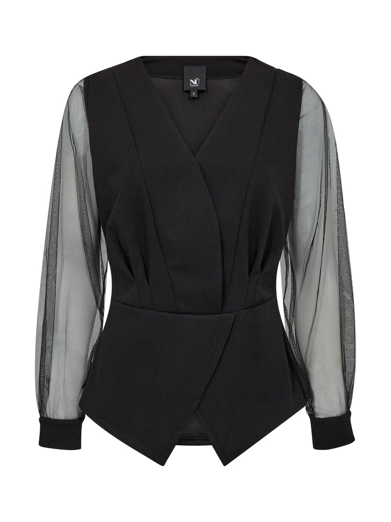 NÜ BAO Blouse Blouses Black
