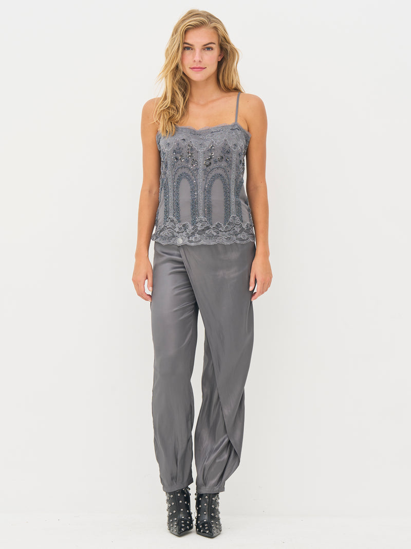 NÜ BEA top Tops and T-shirts 989 iron grey