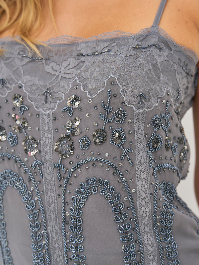 NÜ BEA top Tops and T-shirts 989 iron grey