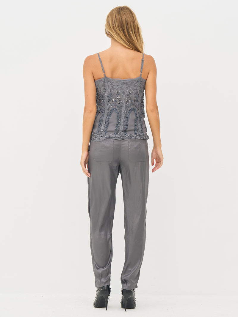 NÜ BEA top Tops and T-shirts 989 iron grey
