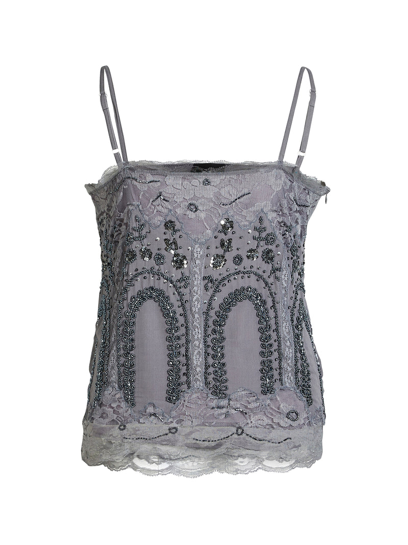NÜ BEA top Tops and T-shirts 989 iron grey