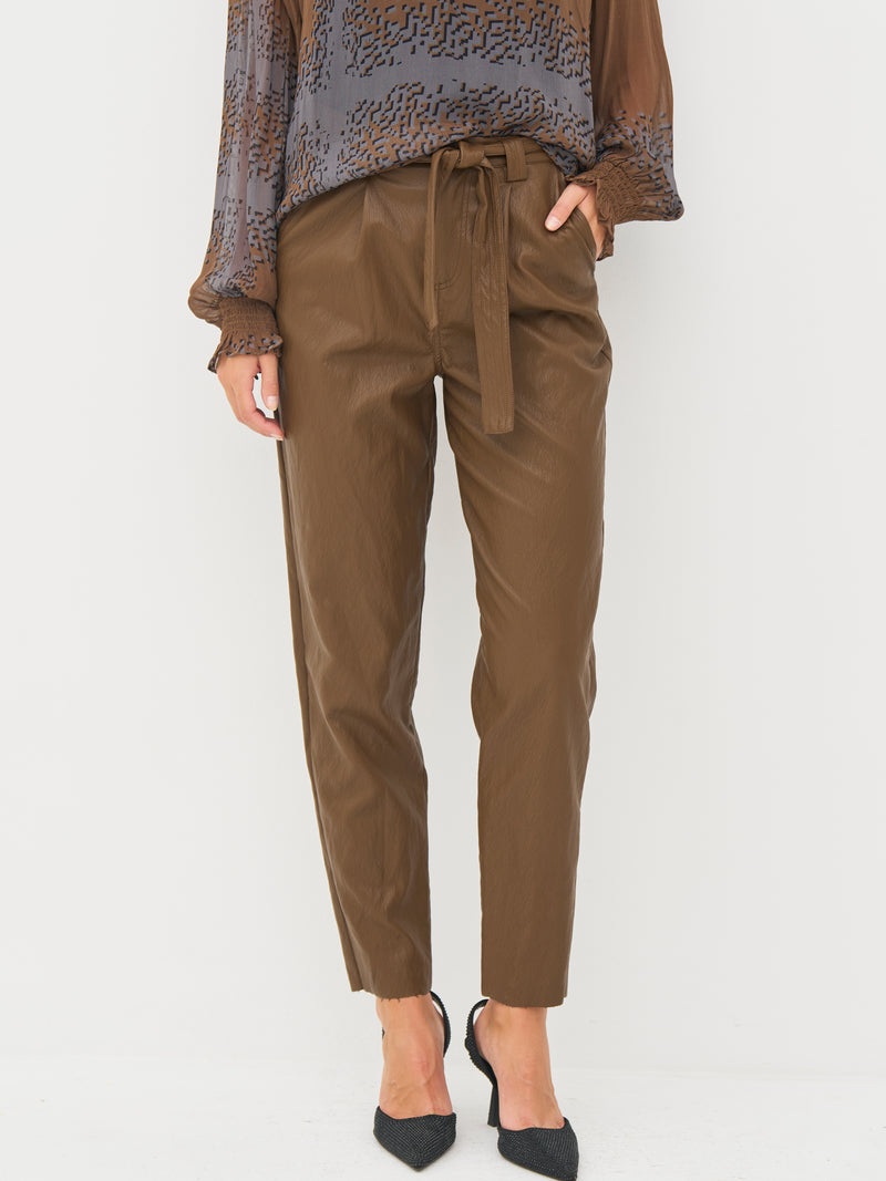 NÜ BELLA trousers Trousers 294 Dark Earth