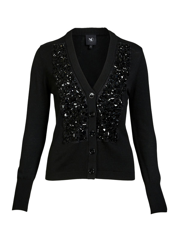 NÜ BETINA knit cardigan Cardigans Black
