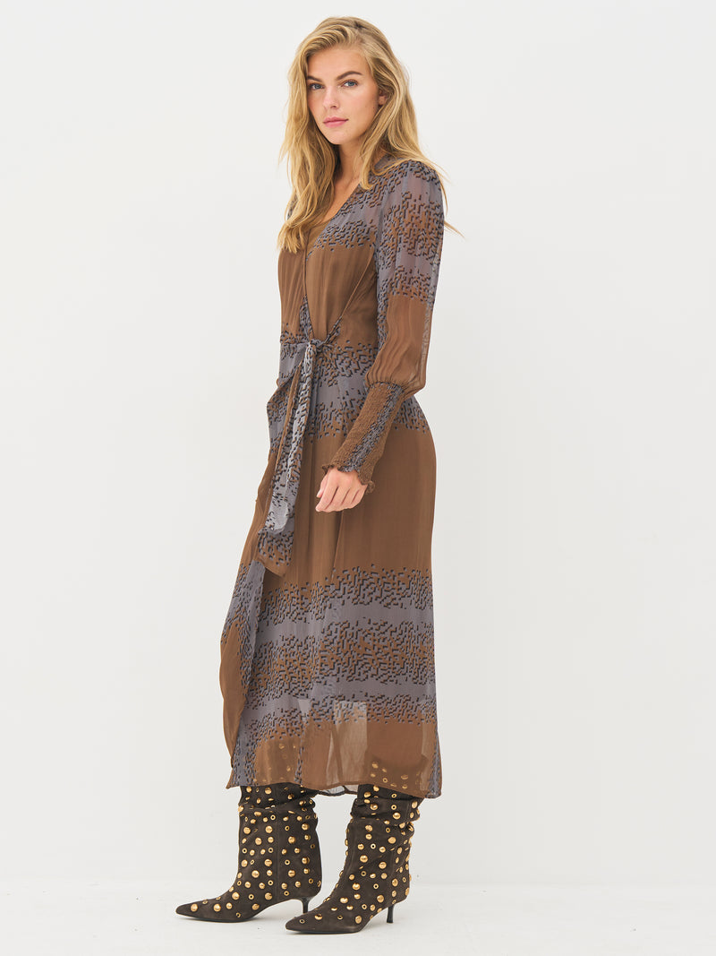 NÜ BIANCA dress Dresses 294 Dark Earth mix