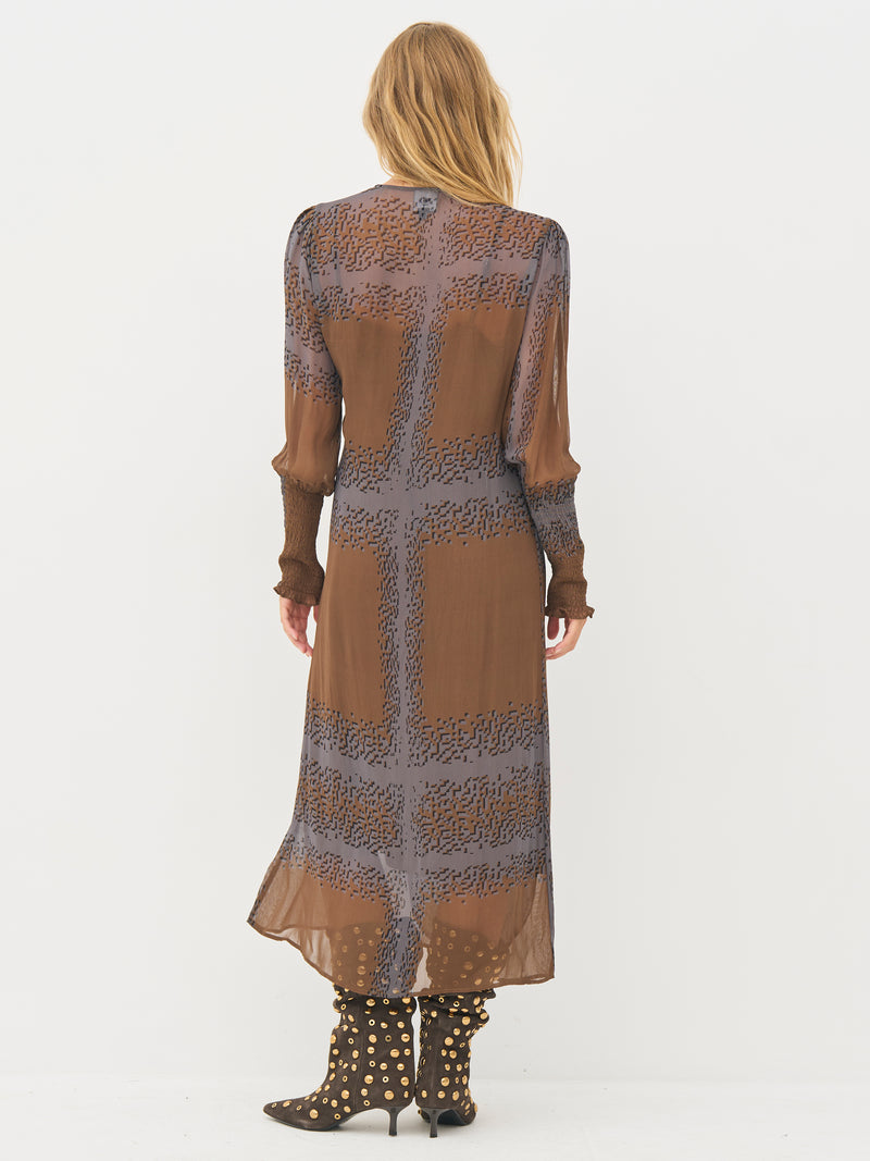 NÜ BIANCA dress Dresses 294 Dark Earth mix