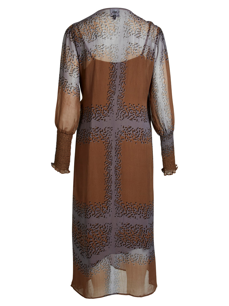 NÜ BIANCA dress Dresses 294 Dark Earth mix