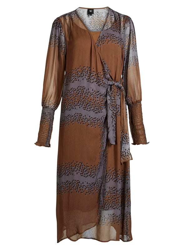 NÜ BIANCA dress Dresses 294 Dark Earth mix