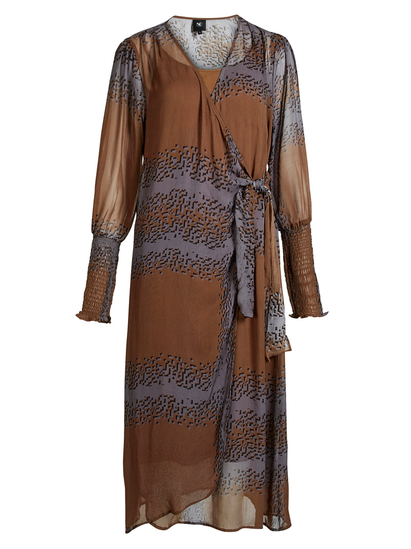 NÜ BIANCA dress Dresses 294 Dark Earth mix