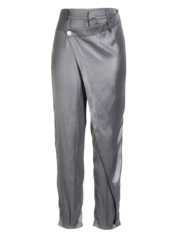 NÜ BOEL trousers Trousers 989 iron grey