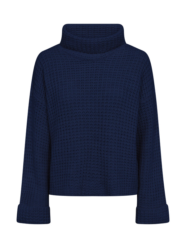 NÜ Bano Blouse knit Knit 476 Navy