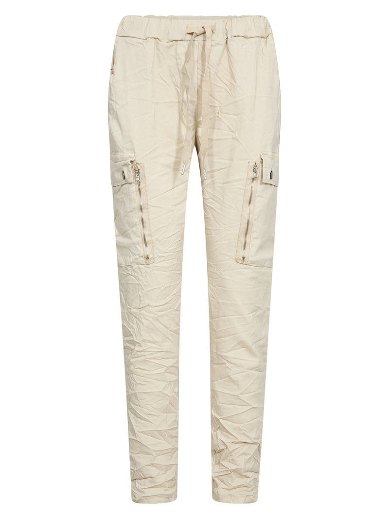 NÜ CARMEN cargo trousers Trousers 112 Bone