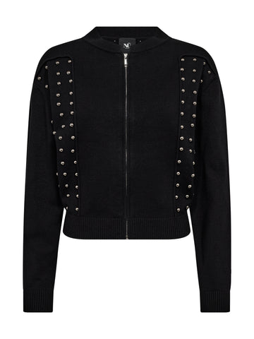 NÜ CHARLIE Cardigan knit Cardigans Black mix