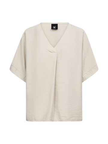 NÜ CINDA blouse Tops and T-shirts 112 Bone